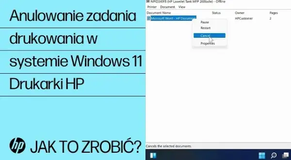 Drukarka szaleje? Jak szybko anulować drukowanie na każdym sprzęcie
