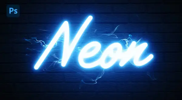 Photoshop: Neonowy napis, który olśniewa? Zrób go sam!