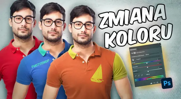 Photoshop: Zmień kolor ubrania realistycznie! Krok po kroku