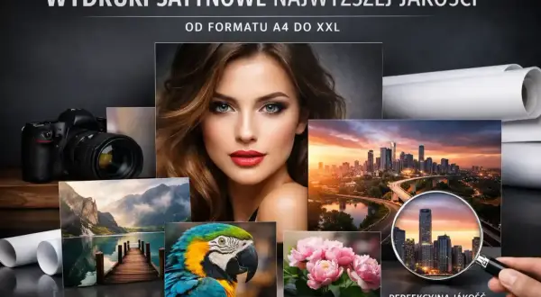 Wydruki satynowe od fotografa: portret kobiety, krajobraz z pomostem, papuga, kwiaty, miasto. Sprawdź, ile kosztuje odbitka zdjęcia.
