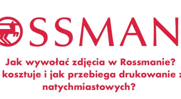 Rossmann: Wywołanie zdjęć aktualny cennik i jak oszczędzać?